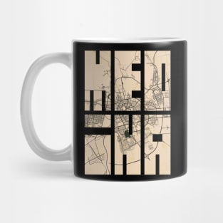 Medina, Saudi Arabia City Map Typography - Vintage Mug